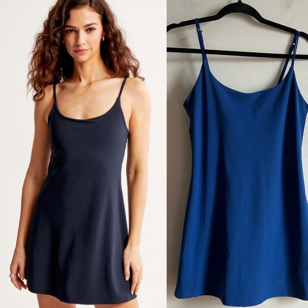 Abercrombie & Fitch Sz SP Traveler Blue Casual Athleisure Mini Dress